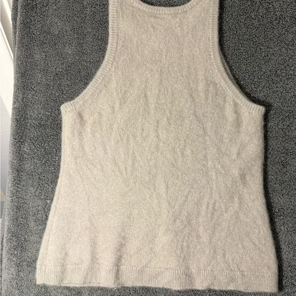 H&M  Gray Sleeveless Cashmere Tank - Picture 2 of 4